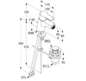 Смеситель для биде Kludi Pure&Easy 375330565 375330565 фото 2