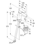 Смеситель для раковины Kludi Pure&Easy 373829165 373829165 фото 2