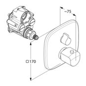 Внешняя часть Kludi Ameo 418350575 418350575 фото 2