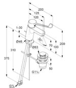 Смеситель для раковины Kludi Pure&Easy 372870565 372870565 фото 2