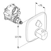 Внешняя часть Kludi Ameo 418300575 418300575 фото 2