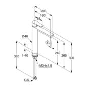 Смеситель для раковины Kludi Zenta SL 482560565 482560565 фото 2