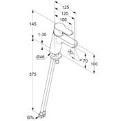 Смеситель для раковины Kludi Pure&Easy 370280565 370280565 фото 2