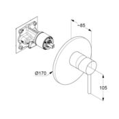 Смеситель для душа Kludi Bozz 386553976 черный матовый 386553976 фото 2