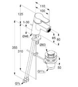 Смеситель для биде Kludi Pure&Easy 375339165 375339165 фото 2