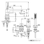 Смеситель для ванны с душем Kludi Zenta SL 484480565 484480565 фото 2