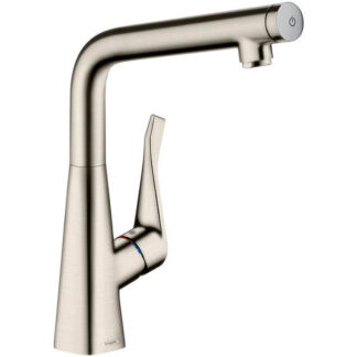 Смеситель для кухни Hansgrohe Metris Select 14883800 сталь