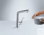 Смеситель для кухни Hansgrohe Metris Select 14883000 хром 14883000 фото 3