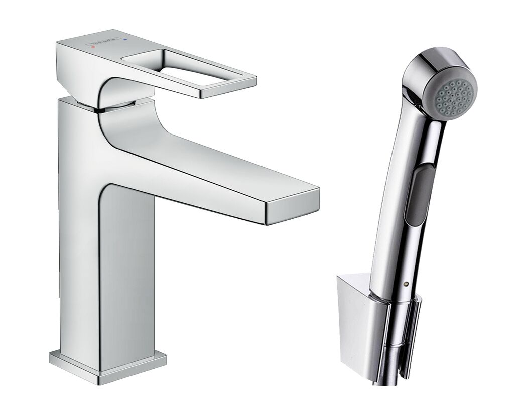 Смеситель для раковины Hansgrohe Metropol 110 74522000 хром 74522000 фото 1