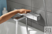 Смеситель для ванны или для душа Hansgrohe Ecostat E 15774000 хром 15774000 фото 3