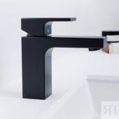 Смеситель для раковины Hansgrohe Vernis Shape 100 71569670 матовый черный 71569670 фото 3