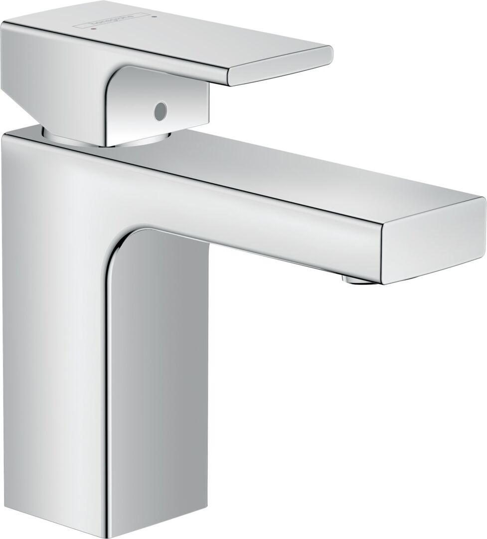 Смеситель для раковины Hansgrohe Vernis Shape 100 71561000 со сливным гарни 71561000 фото 1