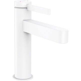 Смеситель для раковины Hansgrohe Finoris Push-Open 76023700 матовый белый