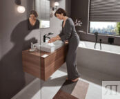 Смеситель для душа Hansgrohe Vivenis 75415670 матовый черный 75415670 фото 2