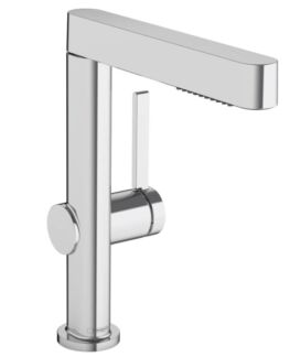 Смеситель для раковины Hansgrohe Finoris 2jet  Push-Open 76063000 хром