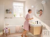 Смеситель для раковины Hansgrohe Rebris S 110 72517670 черный матовый 72517670 фото 4