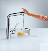 Смеситель для кухни Hansgrohe Metris Select 14847000 хром 14847000 фото 2