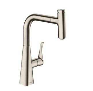 Смеситель для кухни Hansgrohe Metris 14857800
 нержавеющая сталь