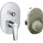 Смеситель для ванны Hansgrohe Logis E 71408000
 хром 71408000 фото 2