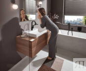 Смеситель для раковины Hansgrohe Vivenis 75032670 матовый черный 75032670 фото 3