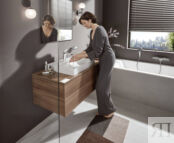 Смеситель для раковины Hansgrohe Vivenis 75020000 хром, с донным клапаном 75020000 фото 3