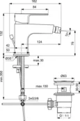 Смеситель для биде Ideal Standard CERAFINE MODEL D BC492AA BC492AA фото 2