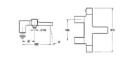 Смеситель для ванны или для душа Jacob Delafon Strayt E9127-CP E9127-CP фото 2