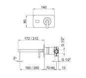 Смеситель для раковины Webert Living 830606.015 LV830606015 фото 2