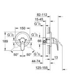 Смеситель для душа Grohe Euroeco 32742000 32742000 фото 2