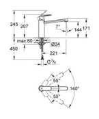 Смеситель для кухни Grohe Eurosmart Cosmopolitan 30193000 30193000 фото 2