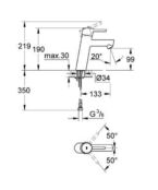 Смеситель для раковины Grohe Concetto 23451001 23451001 фото 2