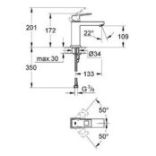 Смеситель для раковины Grohe 23446000 23446000 фото 2