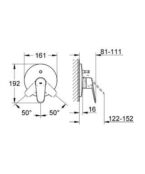 Смеситель для ванны или для душа Grohe Eurodisc Cosmopolitan 19548LS2 19548LS2 фото 2