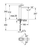 Смеситель для раковины Grohe Eurocube 23406000 23406000 фото 2