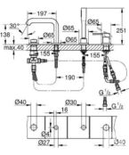 Смеситель для ванны Grohe Essence 19578001 19578001 фото 2