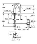 Смеситель для раковины Grohe Essence+ 23462001 23462001 фото 2