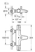 Смеситель для душа Grohe Grohtherm 800 34567000 34567000 фото 2