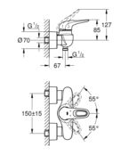 Смеситель для душа Grohe Eurostyle 33590LS3 33590LS3 фото 2