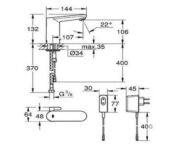 Смеситель для раковины Grohe Eurosmart 36325001 36325001 фото 3