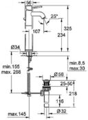 Смеситель для раковины Grohe BauClassic 32868000 32868000 фото 2