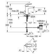 Смеситель для раковины Grohe BauEdge M-Size 23758000 23758000 фото 5