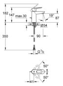 Смеситель для раковины Grohe BauLoop 23337000 23337000 фото 2