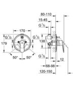 Смеситель для ванны или для душа Grohe Eurosmart Cosmopolitan 32879000 32879000 фото 2