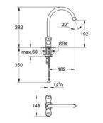 Смеситель для кухни Grohe Costa S 31819001 31819001 фото 2