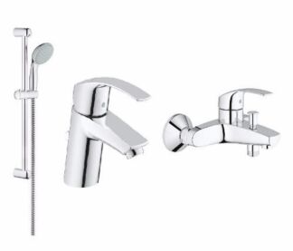 Комплект смесителей Grohe Eurosmart 124446 для раковины и душа