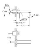 Смеситель для раковины Grohe Eurocube 19895000 19895000 фото 2