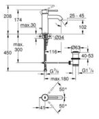 Смеситель для раковины Grohe Essence 23590001 23590001 фото 2