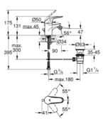 Смеситель для биде Grohe Euroeco S-Size 23263000 23263000 фото 2