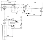 Смеситель для раковины Ideal Standard EDGE A7116AA A7116AA фото 3