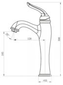 Смеситель для раковины BelBagno Tiffani TIF-LMC-CRM TIF-LMC-CRM фото 2